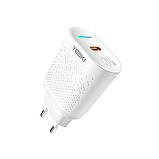 Мережевий Зарядний Пристрій Yoki Led Series YK-20PD 20W, White, фото 2