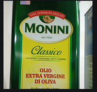 Оливковое масло Monini classico olio extra virgin di oliva ж / б 5 л