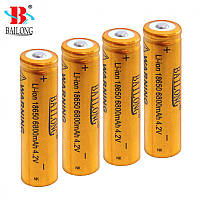 Аккумулятор Li-ion 18650 6800mAh 4.2V Gold X-Balog ART:2013 - 6894 HS