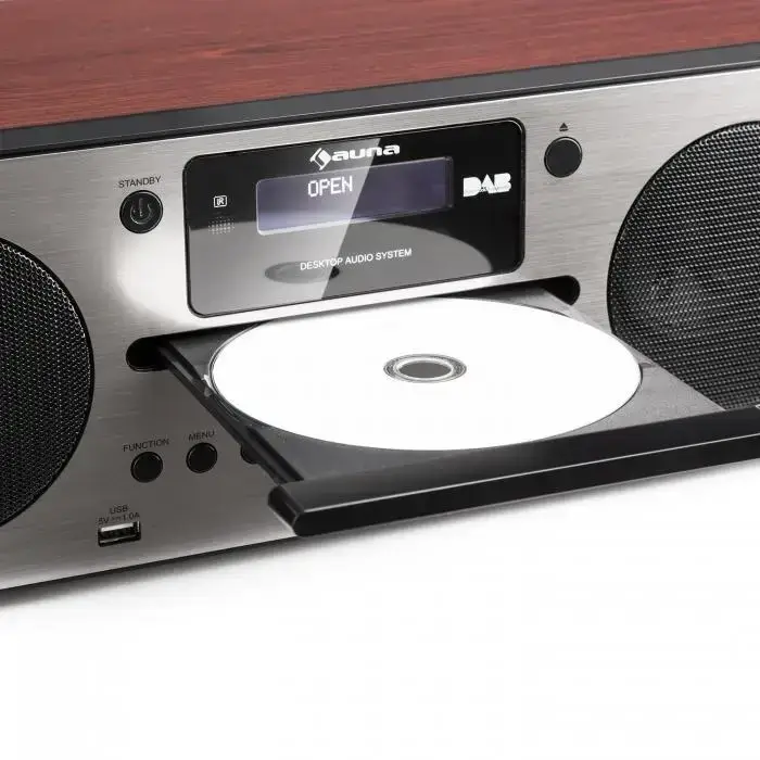 Стереосистема, радиоприемник Auna Harvard DAB+ FM-тюнер BT CD-плеер (ID ...