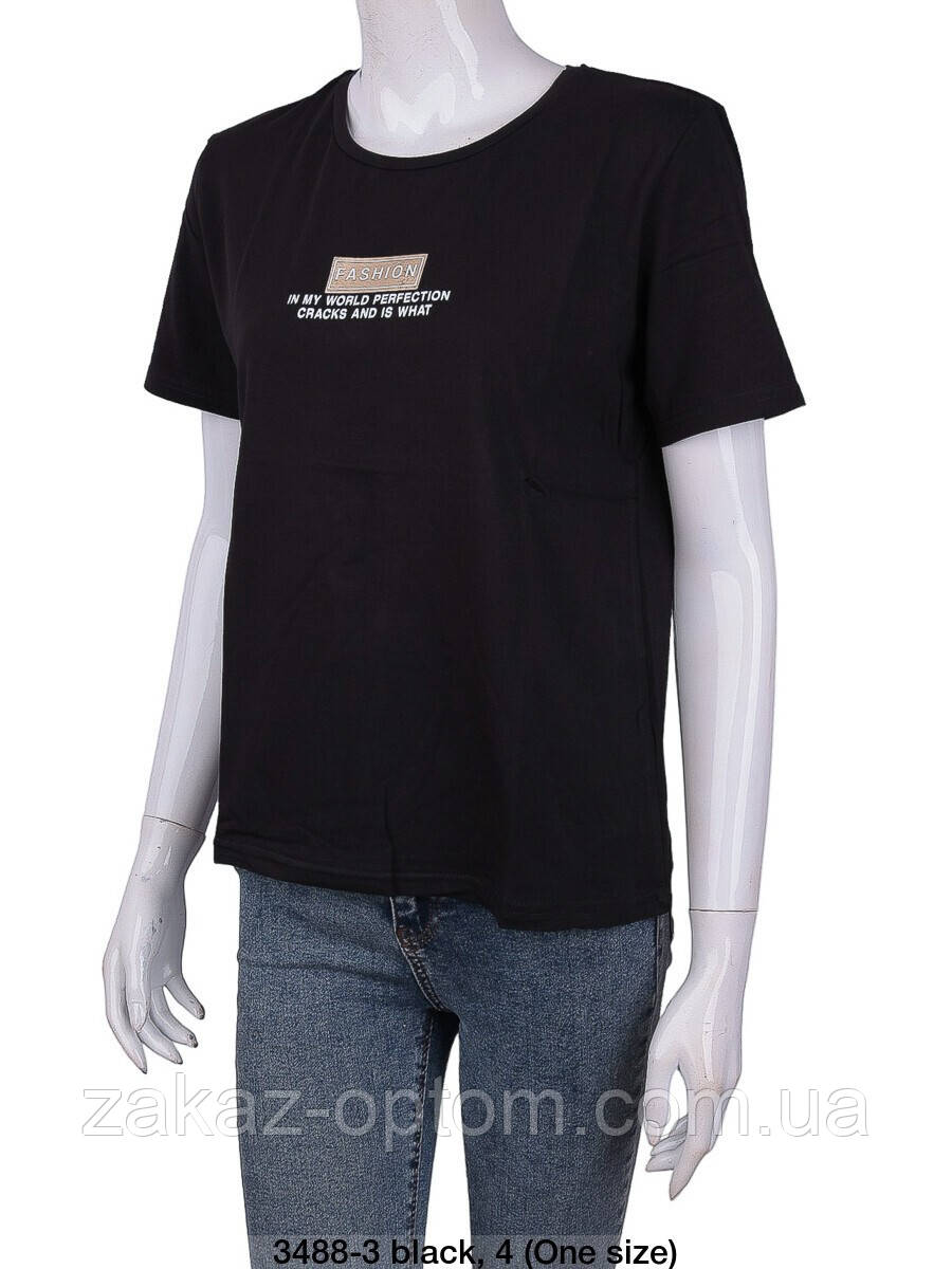 Футболка жіноча оптом (one size) Туреччина 3488-118411