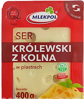 Сыр нарезка Млекпол Королевский Mlekpol Krolewski 400 гр
