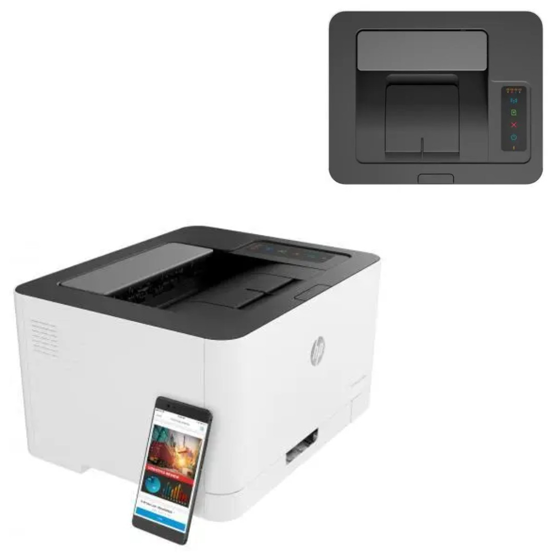 Маленький принтер HP Color LaserJet Мфу для офиса лазерный (Принтеры с wi fi) - фото 1 - id-p2147604445