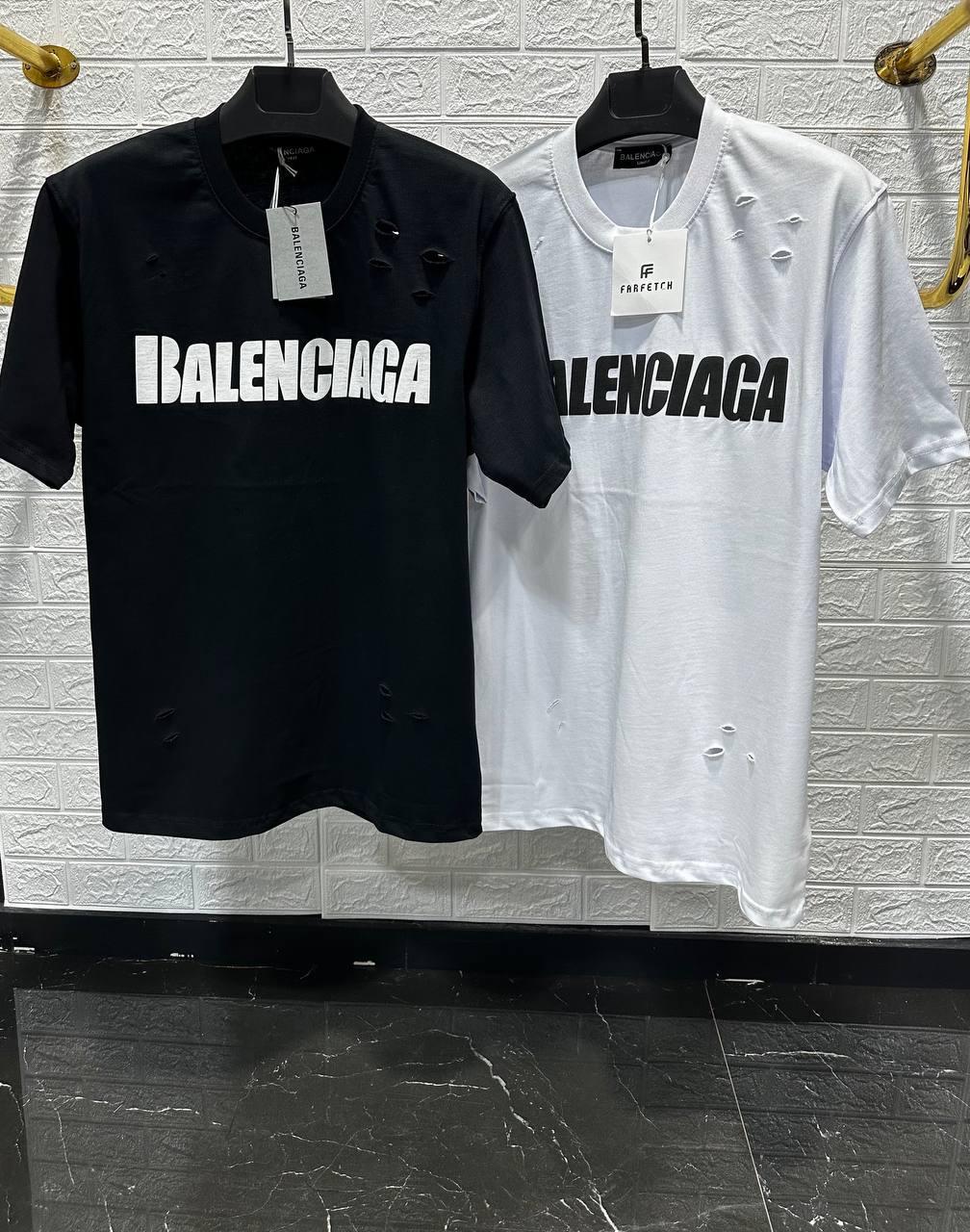 Чоловіча футболка Balenciaga CK7711 біла S, XL, XXL