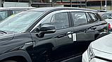 Дефлектори вікон хромовані, вітровики Toyota Corolla Cross 2022- (6шт/Autoclover/Південна Корея), фото 5