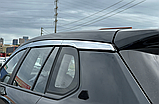 Дефлектори вікон хромовані, вітровики Toyota Corolla Cross 2022- (6шт/Autoclover/Південна Корея), фото 9