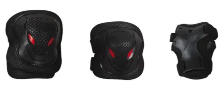 Комплект захисту для ліктів, колін і рук для катання дитячий від 4 років, фото 1