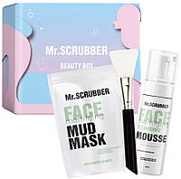 Подарунковий набір жіночий Mr.Scrubber Mattifying Daily Care (маска для обличчя 150 г +  мус для вмивання обличчя 150 мл  +
