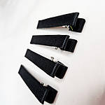 Зажим 5,5 см металевий чорний, фото 2