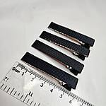 Зажим 5,5 см металевий чорний, фото 4