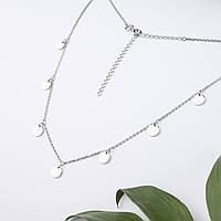 Срібне кольє Монетки