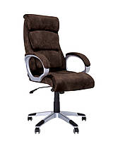 Компьютерное офисное кресло для руководителя Дельта Delta Anyfix PL-35 велюр PL-06 темно-коричневый