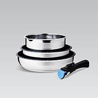 Профессиональный 4-Предметный Комплект Посуды MR-3529-4 для всех видов плит