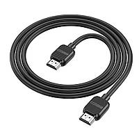 Видео кабель BOROFONE BUS02 Vivido HDTV male-to-male 2.0 4K HD data cable 1 метр черный