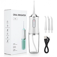 Ирригатор портативный электрический Oral Irrigator S3J2 для зубов Белый ht