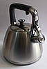 Чайник зі свистком нержавіюча сталь Maestro MR-1327 сріблястий 3л, фото 4