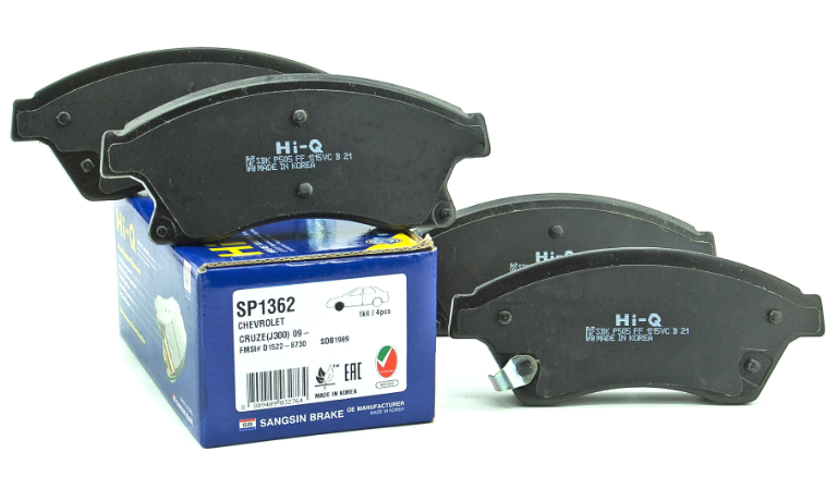 Передні гальмівні колодки Шевроле Круз J300, J305, J308, Авео T300, Опель Астра J (13412272) Sangsin Hi-Q SP1362, фото 1