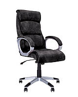 Компьютерное офисное кресло для руководителя Дельта Delta Anyfix PL-35 велюр PL-19 темно-серый