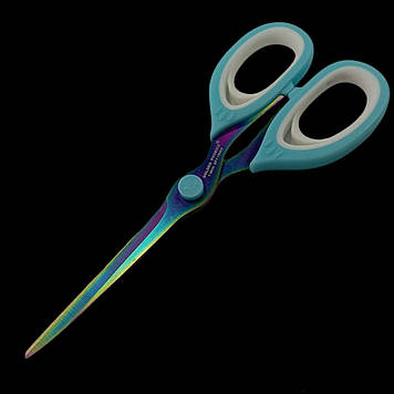 Кравецькі ножиці Golden Phoenix, 18 см, блакитні