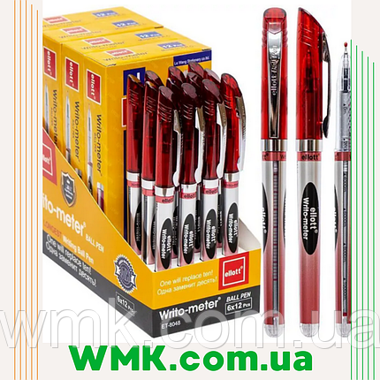 Ручки масляна Cello Writo-meter 10км червона 10км Cello Writo-meter CL8048, фото 1