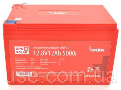 Акумулятор для електроскутерів літієвий, 12 V, Вольт, В, тяговий, 12 Ah, а*год, аг, LiFePO4
