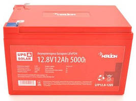 Акумулятор літієвий 12 V, Вольт, В, 12 ач, А‧год, АН, тяговий, LiFePO4, для електроскутерів