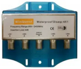 Перемикач DiseQ 1*4 герметичний