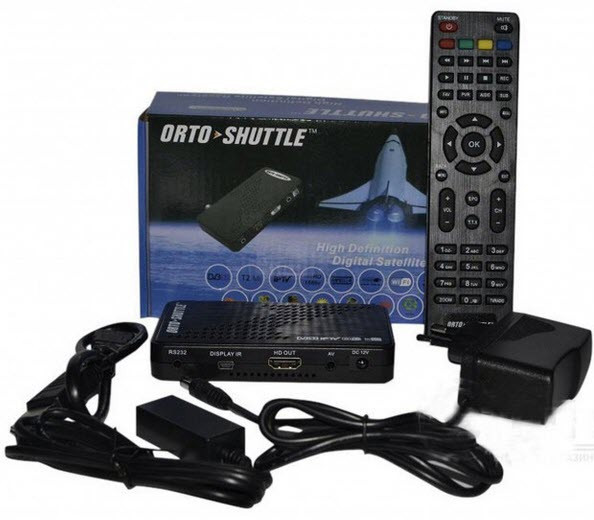 Супутниковий тюнер ORTO SHUTTLE HD прошитий з каналами