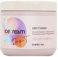 Маска для сухого кучерявого й фарбованого волосся Inebrya Mask Dry-T