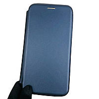 Чехол-книжка для Samsung Galaxy A50 SM-A505F с подставкой на самсунг а50 тёмно-синяя