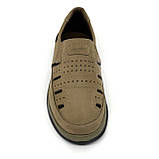 Шкіряні бежеві чоловічі сандалі літо Міда 130774(10) 40, фото 3