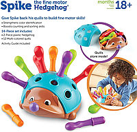 Оригінал! Розвиваючий набір Learning Resources Їжачок Спайк (Spike The Fine Motor Hedgehog)