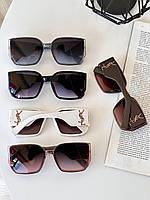 Женские солнцезащитные очки YSL в разных цветах. Очки под бренд Yves Saint Laurent