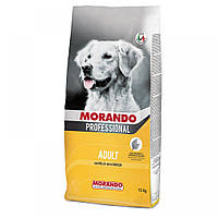 Сухий собачий корм Morando Professional Adult для дорослих активних собак із куркою 15 кг. Корм для собак ld