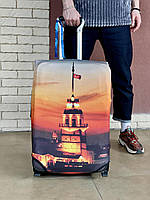 Чохол для валізи із принтом Дівоча Вежа Стамбул `GR`
