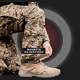 Штани тактичні 13 кишень із наколінниками: GRIFON Apex Shell піксель, фото 4