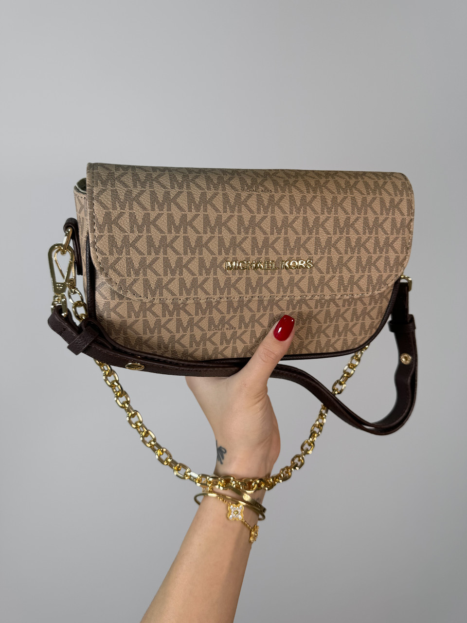 Жіноча сумка Майкл Корс бежева Michael Kors Beige