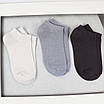 Набір шкарпеток жіночих 12 пар базових кольорів коротких зі зручною резинкою бавовна преміум сегмент розмір 35-38, фото 4