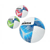 Мяч футбольный MS 3563 размер 5 TPE 400-420г ламинов 3цвета в шарик