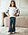 Вишиванка для дівчинки на молочному льоні,ромбовидний орнамент на рукавах., фото 4
