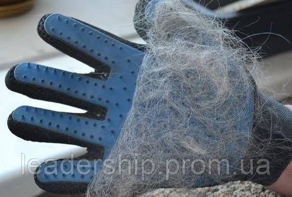 Перчатка для вычесывания шерсти True Touch, Тру Тач, Pet Glove - фото 3 - id-p2147698224