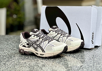 Чоловічі кросівки Asics Gel-Kahana 8 White Black Взуття Асикс Кахана білі з чорним