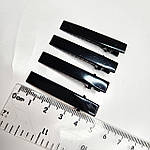 Затискач металевий чорний 4,5 см, фото 2