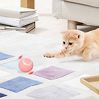 Интерактивная игрушка для кошек и собак Pet Gravity · Мячик шарик убегающий с хаотичным движением · USB