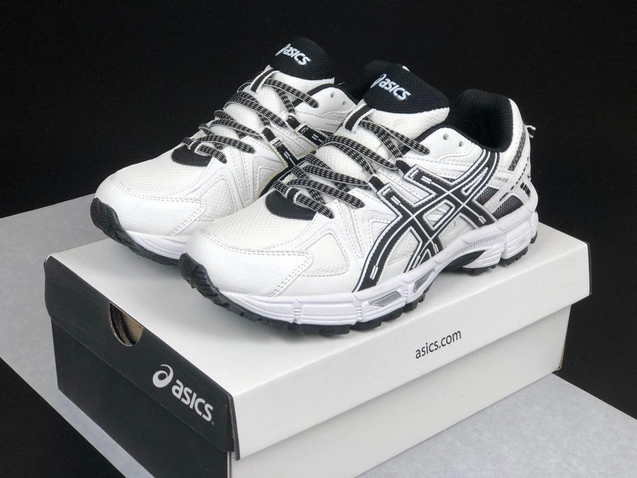 Мужские кроссовки Asics Gel-Kahana 8 White Black Обувь Асикс Гель ...