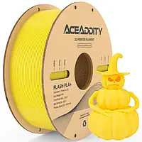 Якісний Філамент Aceaddity Flash PLA+ 1 КГ ЖОВТИЙ 599 грн/кг