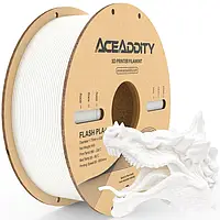 Якісний Філамент Aceaddity Flash PLA+ 1 КГ БІЛИЙ 599 грн/кг