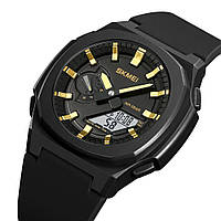 Стильные классические мужские часы SKMEI 2091BKGDWT, Стильные статусные мужские наручные PM-296 часы