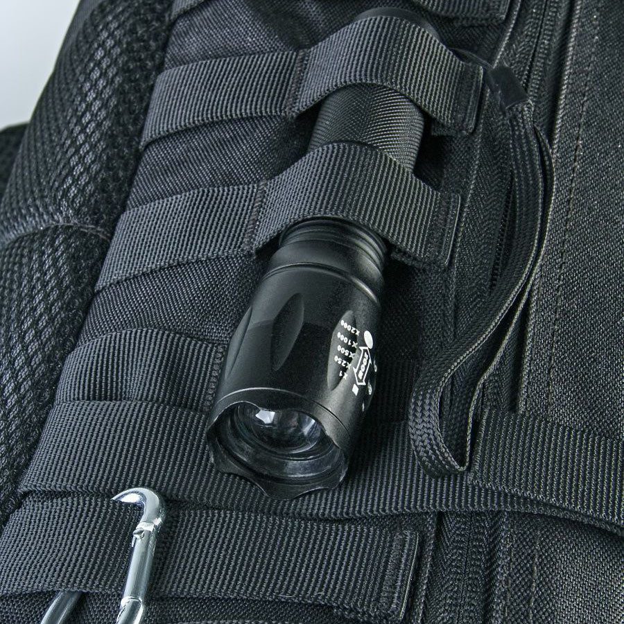 Тактичний рюкзак Tactic 1000D для військових, полювання, риболовлі, походів, подорожей та спорту. AB-632 Колір чорний