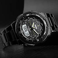 Годинник армійський оригінал SKMEI 1370BKWT, Оригінальний чоловічий годинник, Годинник BX-577 армійський оригінал